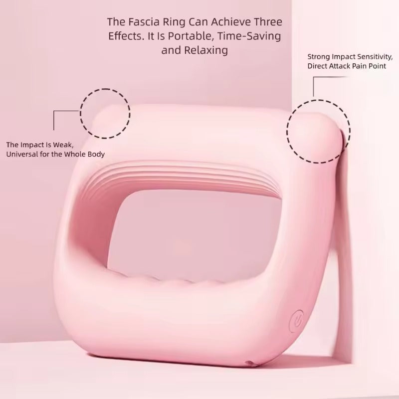 New 2026 Multi-Functional Electric Face & Body Massager Ring – Portable Wireless Deep Tissue Vibrating Massager with Strap