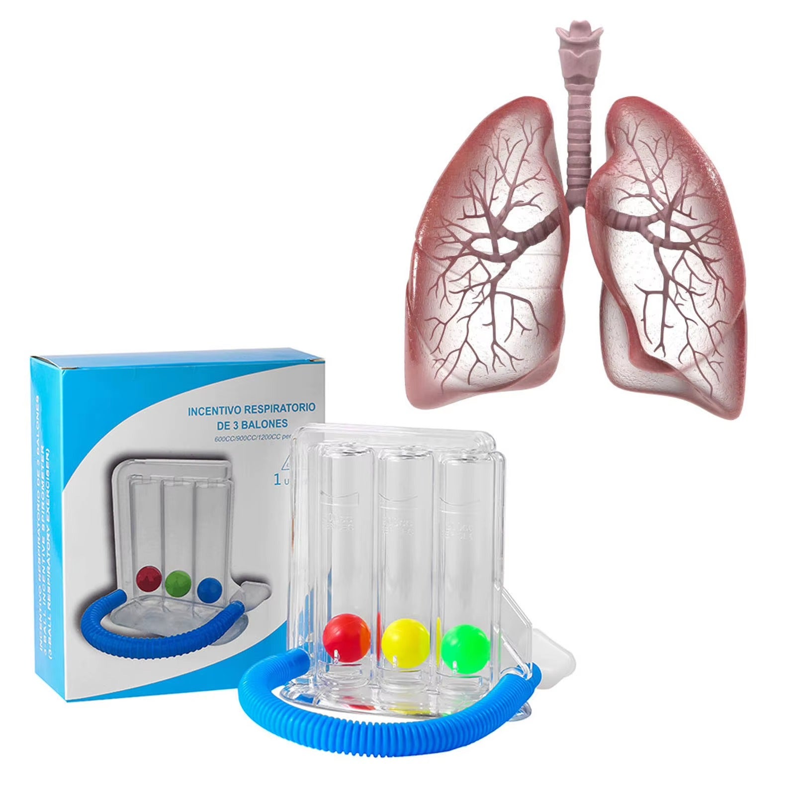 Respiratory Muscle Trainer - Expand Lung Capacity & Breath Exercise Device