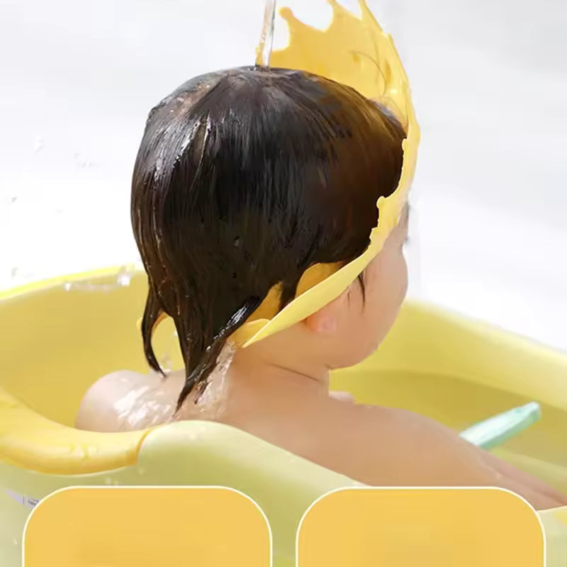 Baby Shower Cap - Visor Hat for Eye and Ear Protection